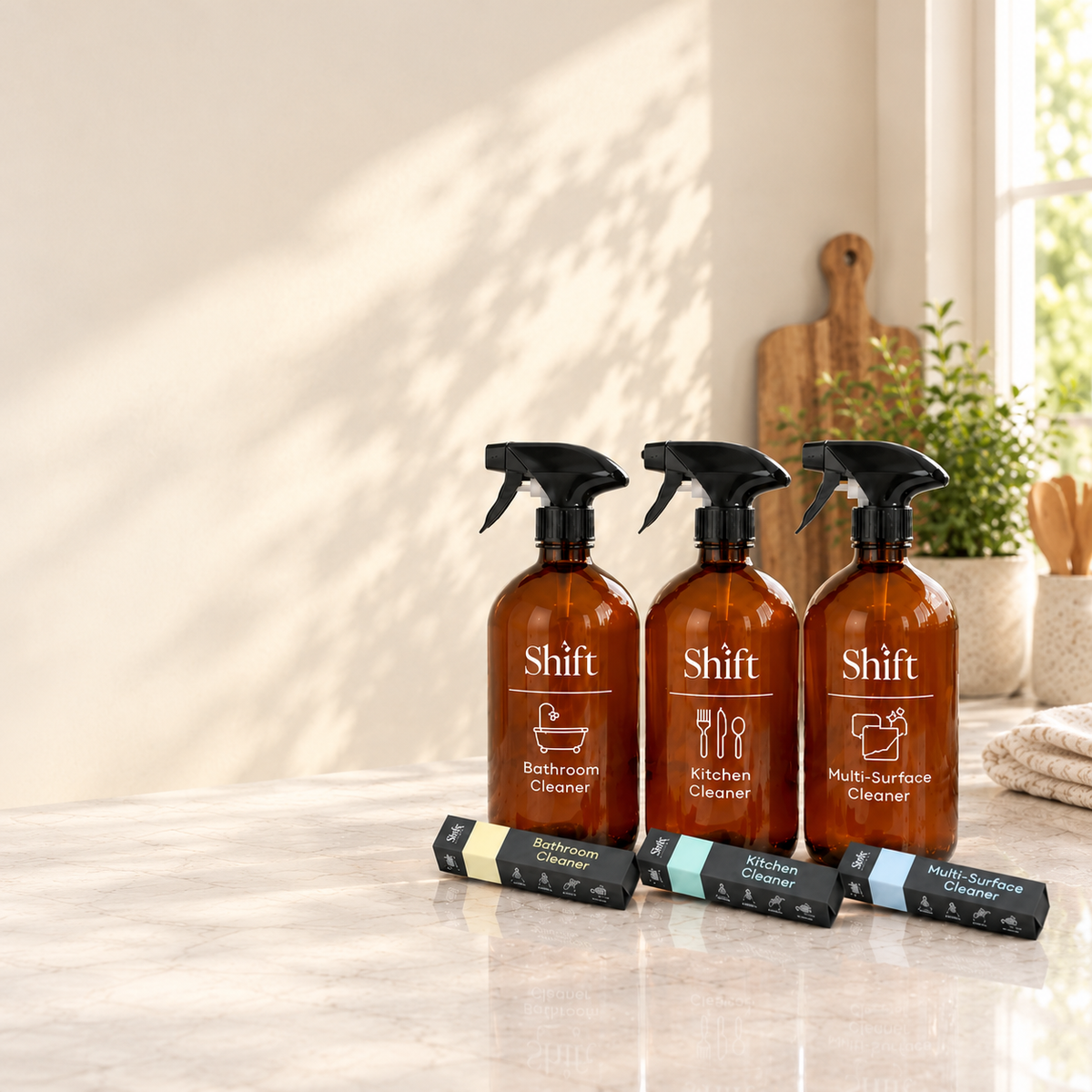 Make the Shift From Plastic Spray Bottles to Cleaning Pods