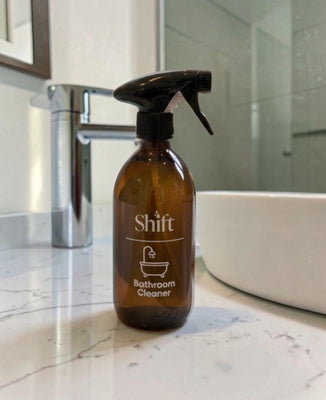 Bathroom Cleaner glass bottle